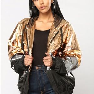 Swish Metallic Jacket / Fashion Nova!